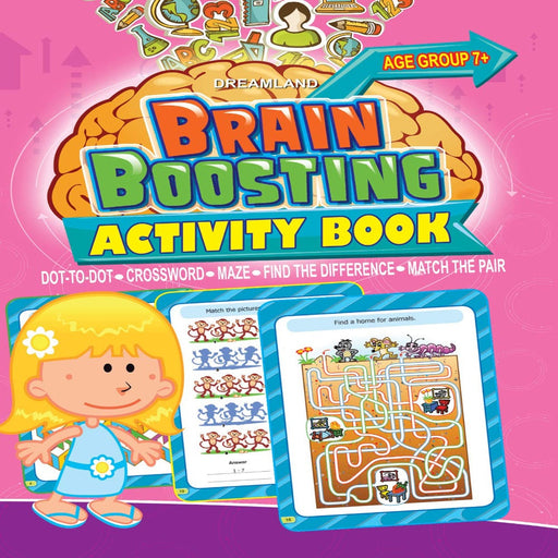Brain Boosting Activity Book Age 7+-Activity Books-Dr-Toycra