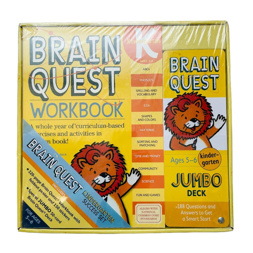 Brain Quest Kindergarten Success Set-Activity Books-RBC-Toycra