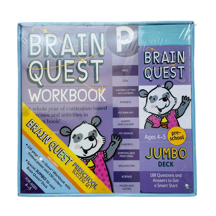 Brain Quest Preschool Success Set-Activity Books-RBC-Toycra