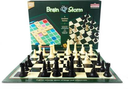 Brain Storm – 2-in-1 Educational Board Game (Word Power + Chess)-simple-Toymate-Toycra