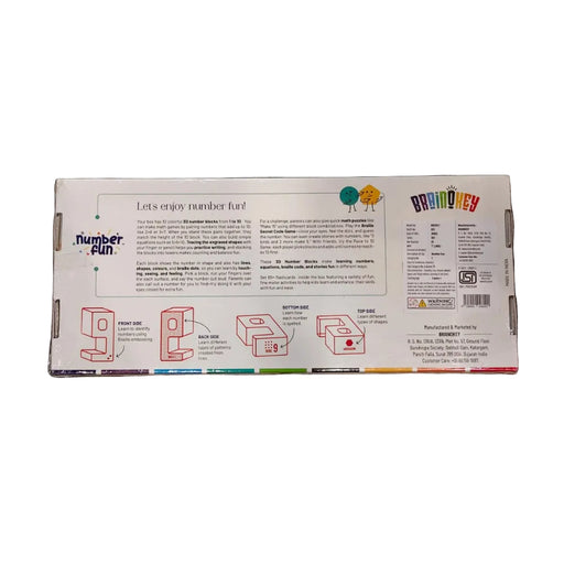 Brainokey 1098765 Nuber Fun Learing Kit