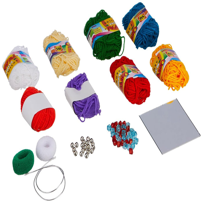 Brands 15 in 1 Cross-Stitch DIY Knitting and Weaving Kit for Kids-Arts & Crafts-Play Craft-Toycra