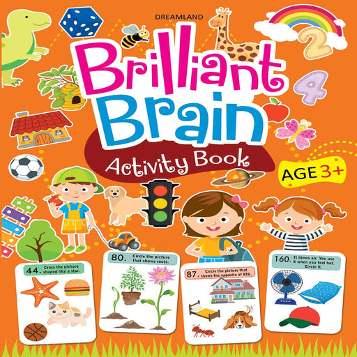 Brilliant Brain Activity Book Age 3+-Activity Books-Dr-Toycra