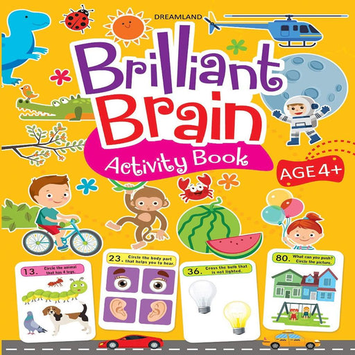 Brilliant Brain Activity Book Age 4+-Activity Books-Dr-Toycra