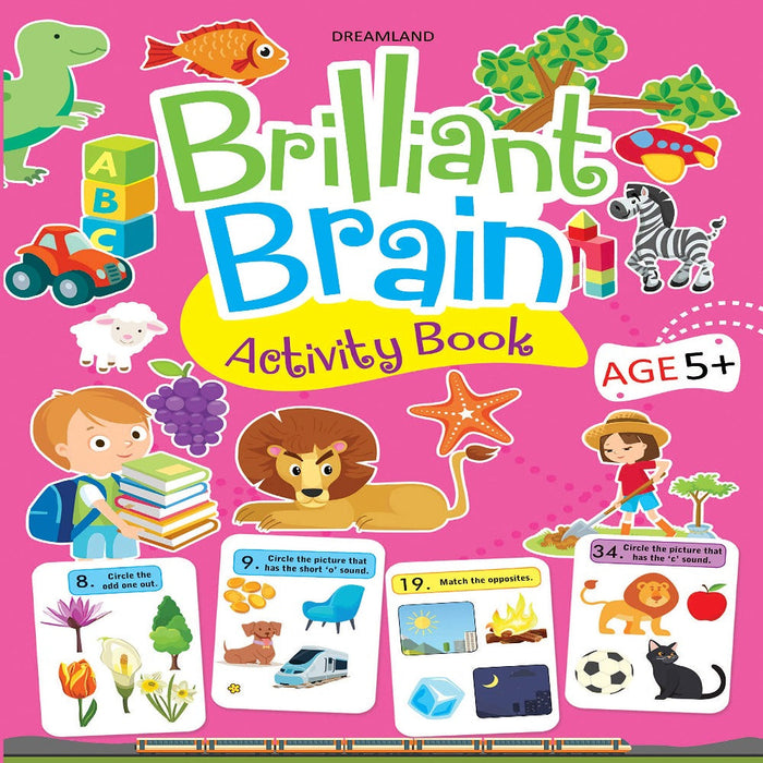 Brilliant Brain Activity Book Age 5+-Activity Books-Dr-Toycra