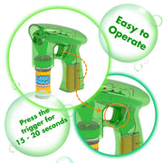 Bubble Magic Light Up Electronic Bubble Blaster