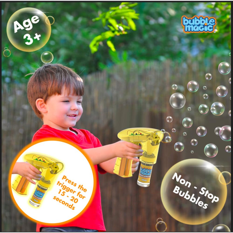 Bubble Magic Light Up Electronic Bubble Blaster