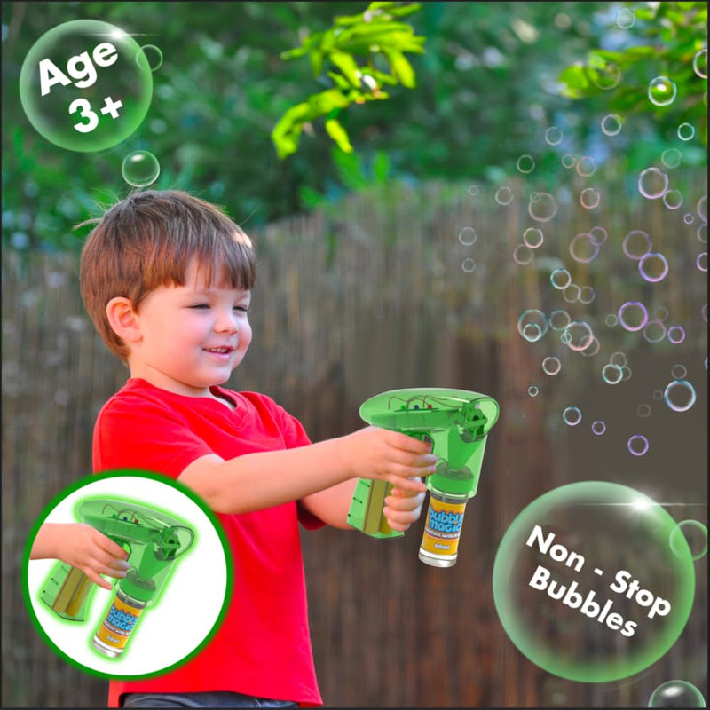 Bubble Magic Light Up Electronic Bubble Blaster
