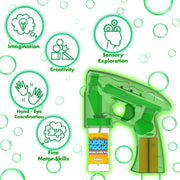 Bubble Magic Light Up Electronic Bubble Blaster