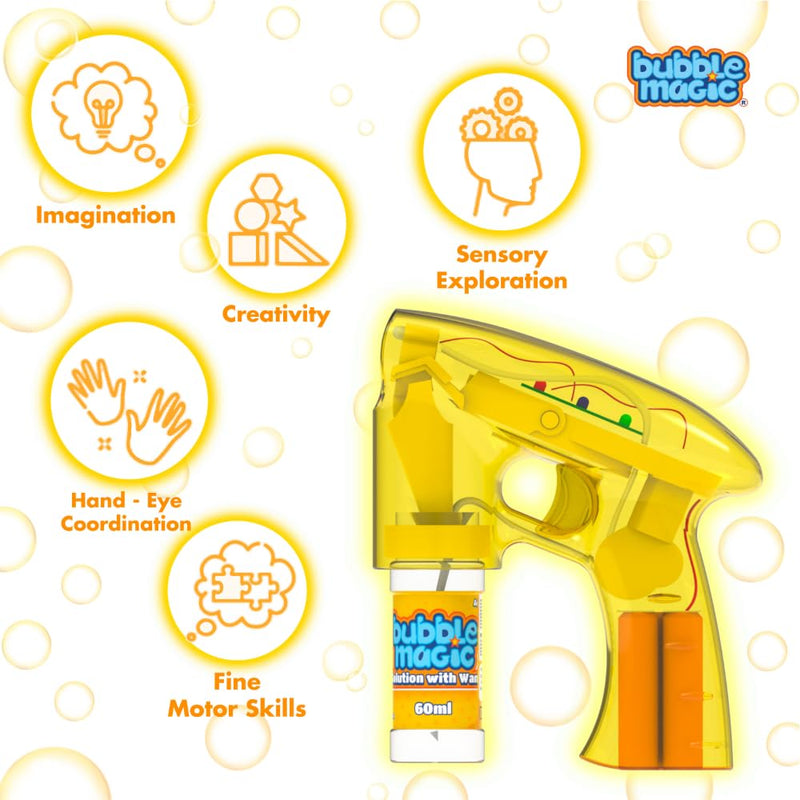 Bubble Magic Light Up Electronic Bubble Blaster