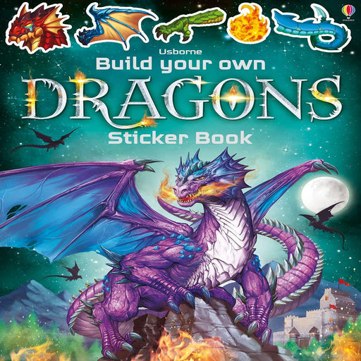 Build Your Own Dragons Sticker Book-Sticker Book-Usb-Toycra