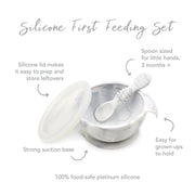 Bumkins Silicone First Feeding Set