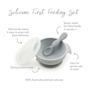 Bumkins Silicone First Feeding Set