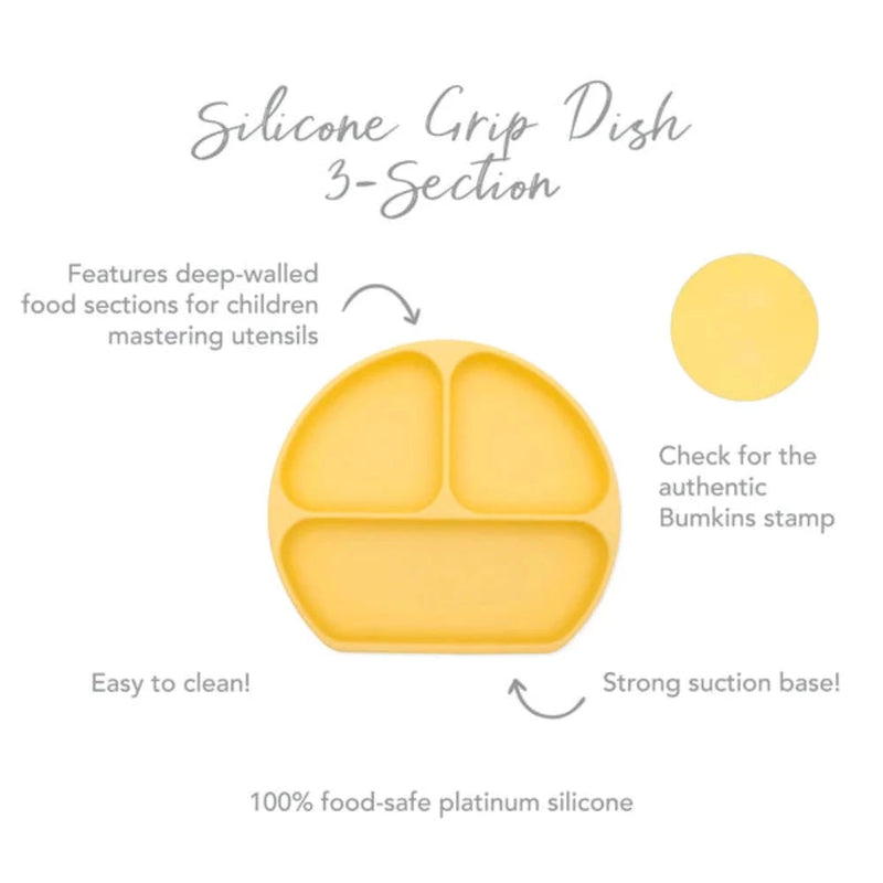 Bumkins Silicone Grip Dish