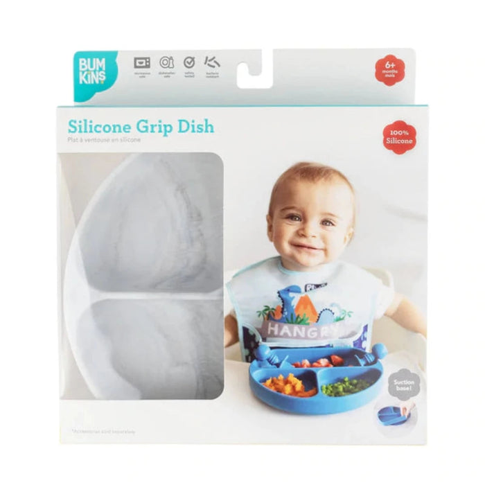 Bumkins Silicone Grip Dish-Mealtime Essentials-Bumkins-Toycra