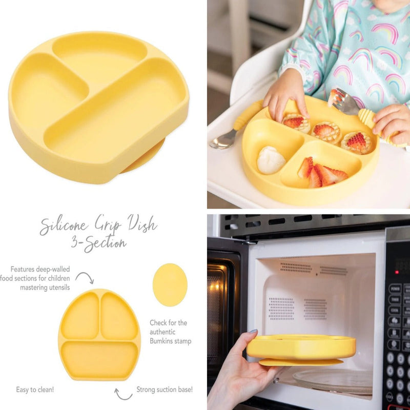 Bumkins Silicone Grip Dish