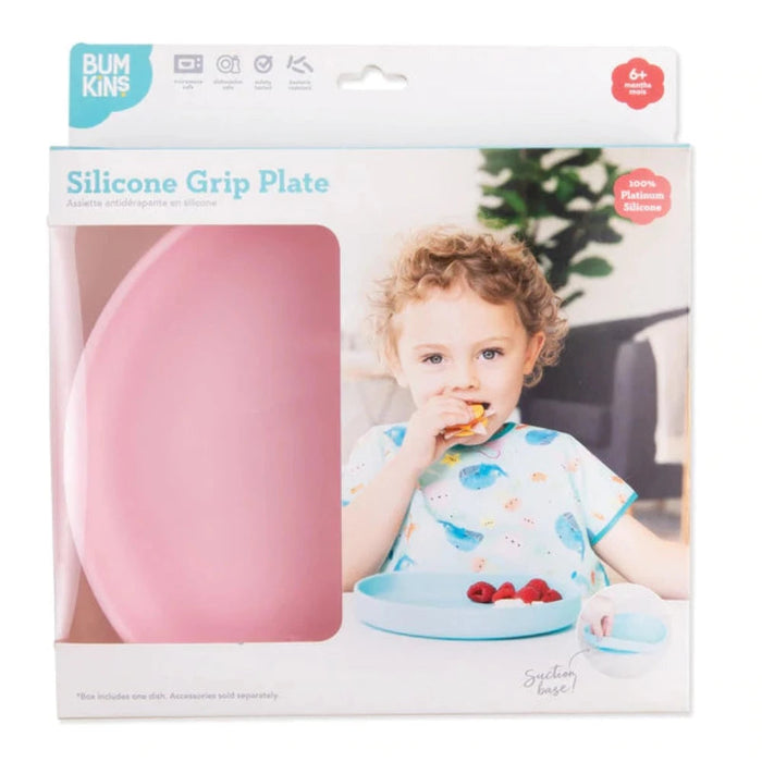 Bumkins Silicone Grip Plate-Mealtime Essentials-Bumkins-Toycra