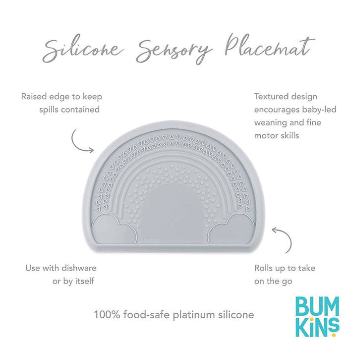 Bumkins Silicone Sensory Placemat -Small-Mealtime Essentials-Bumkins-Toycra