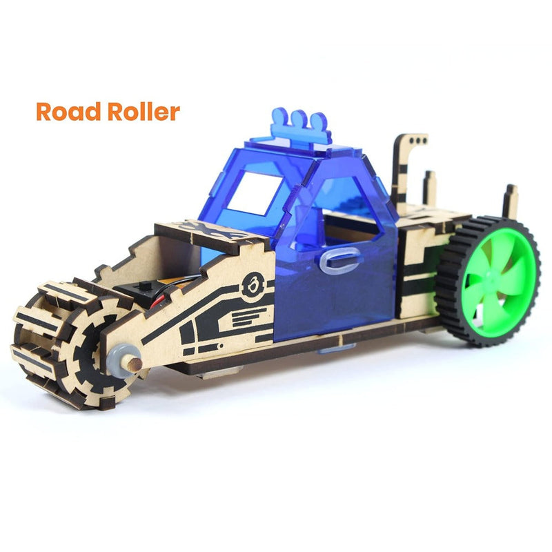 Butterfly EduFields 4 In 1 Wooden Mechanical Model Cars Kits