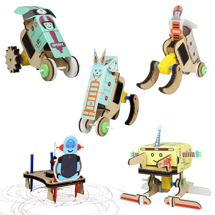 Butterfly EduFields 5in1 STEM Transforming Robots-STEM toys-ButterflyEduFields-Toycra