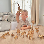 Butterfly EduFields DIY 3D Wooden Animal Puzzles