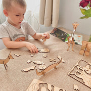 Butterfly EduFields DIY 3D Wooden Animal Puzzles