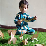 Butterfly EduFields DIY 3D Wooden Animal Puzzles