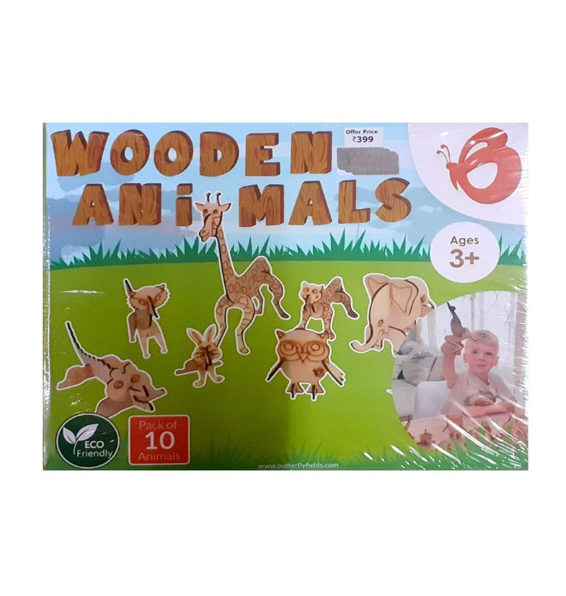 Butterfly EduFields DIY 3D Wooden Animal Puzzles