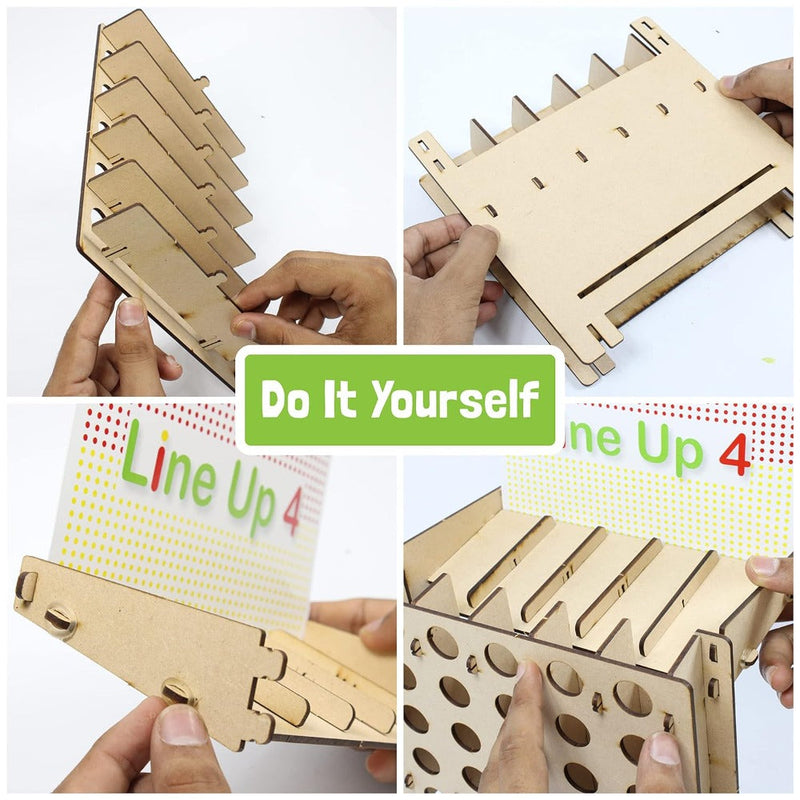 Butterfly EduFields DIY Lineup 4 in a Row Board Game
