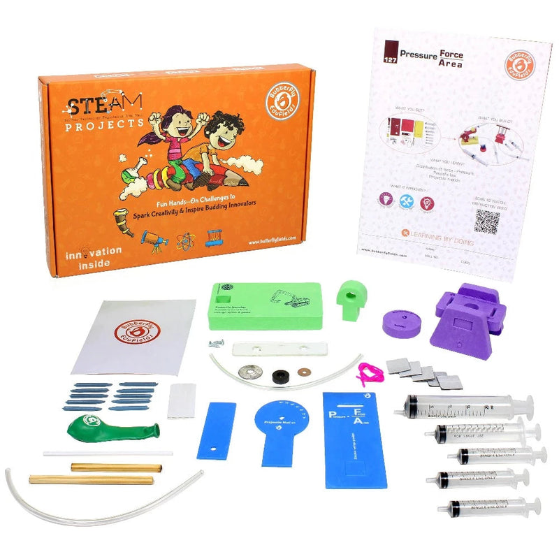 Butterfly EduFields DIY Projectile Launcher & Hydraulic Jack