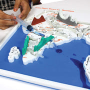 Butterfly EduFields India Map with Rivers & Mountains Learning Toys