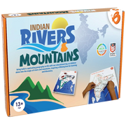 Butterfly EduFields India Map with Rivers & Mountains Learning Toys