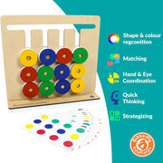Butterfly EduFields Montessori Slide Puzzle Brain Game Toy
