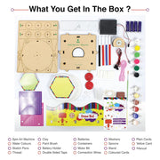 Butterfly Edufields 3 in 1 DIY Spin Art & Drawing Robot