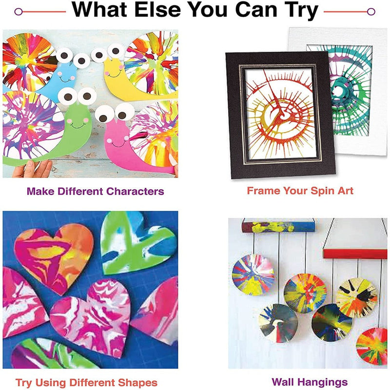 Butterfly Edufields 3 in 1 DIY Spin Art & Drawing Robot