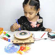 Butterfly Edufields 3 in 1 DIY Spin Art & Drawing Robot