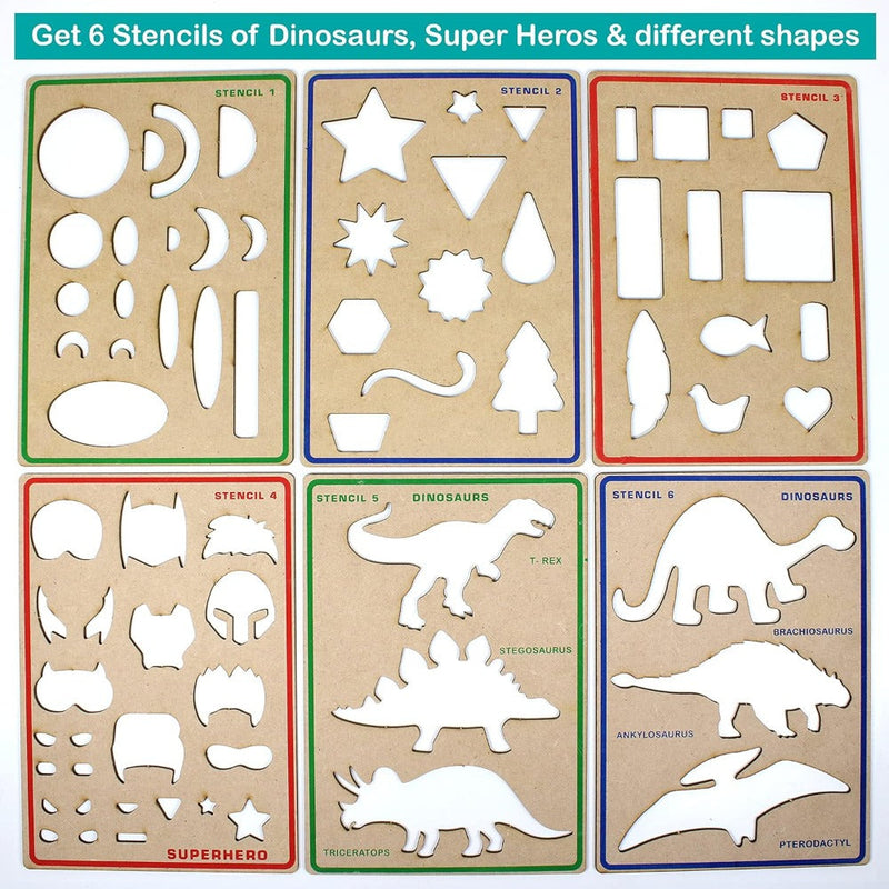 Butterfly Edufields 6in1 DIY Art Craft Dinosaur Activity kit