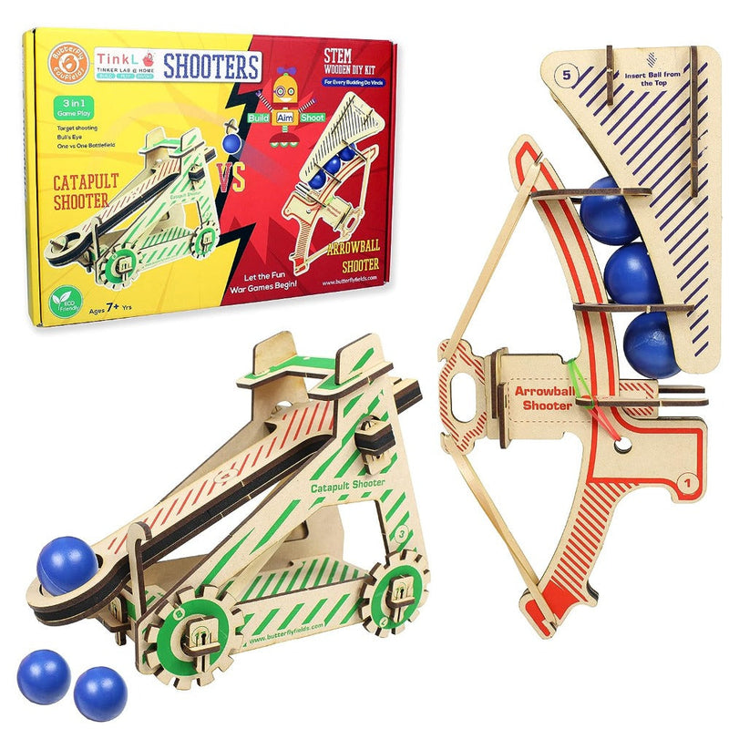 ButterflyEduFields 3 IN 1 Shooter STEM DIY Kit