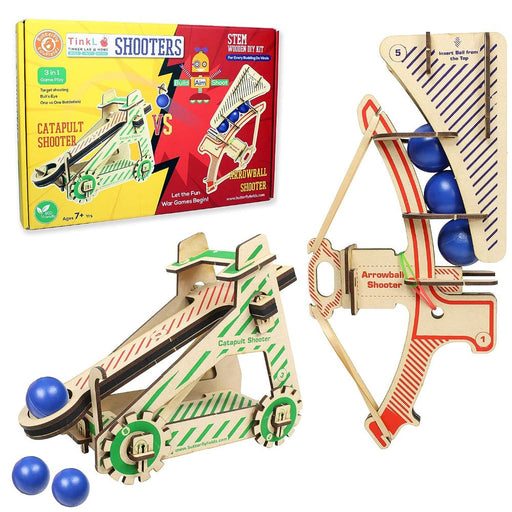 ButterflyEduFields 3 IN 1 Shooter STEM DIY Kit-STEM toys-ButterflyEduFields-Toycra