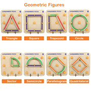 ButterflyEduFields Wooden Alphabets Numbers Construction Puzzle