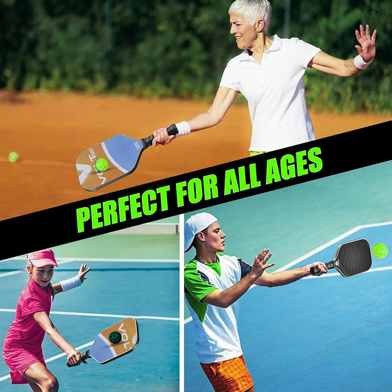 Shakti Toys Volt Pro Pickleball Paddle Set With 2 Balls - Multicolour