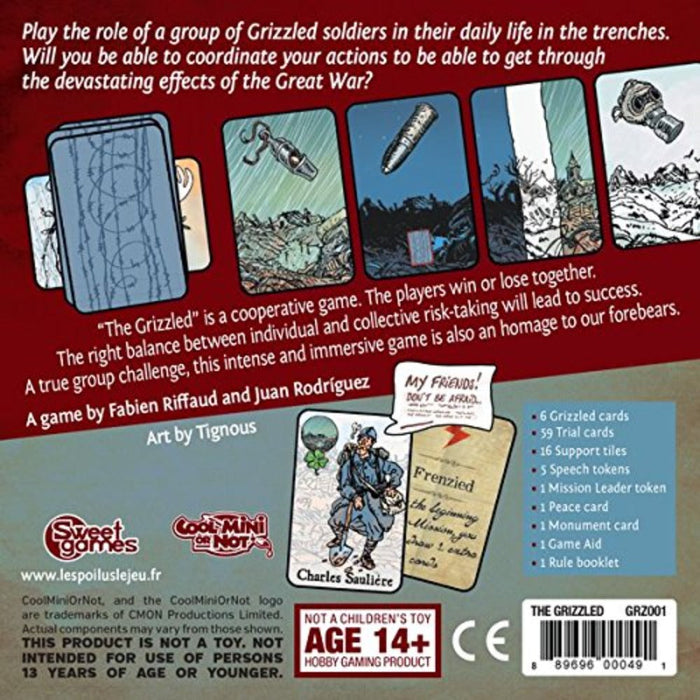 CMON The Grizzled Board Game-Board Games-CMON-Toycra