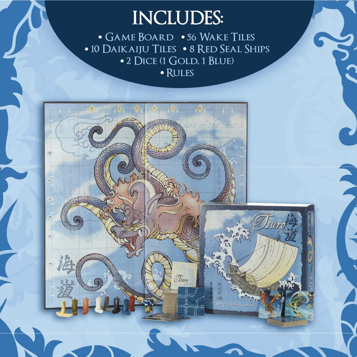 Calliope Games Tsuro of the Seas A Game Of Treacherous Waters-Family Games-Calliope-Toycra