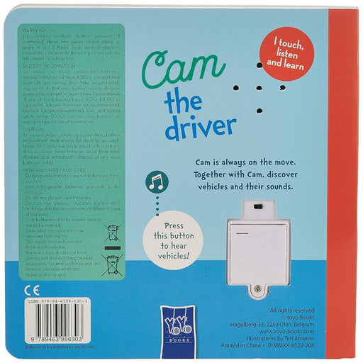 Cam The Driver Sound Book-Sound Book-Toycra Books-Toycra