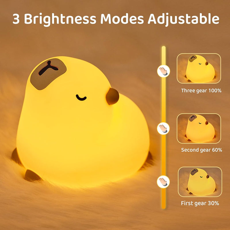 Capybara Silicone Night Light