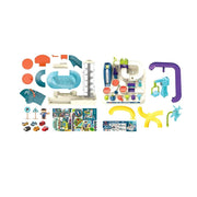 Car Adventure & Parking Building Toy Set with Music and Light