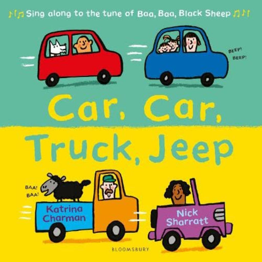 Car Car Truck Jeep-Board Book-Bl-Toycra