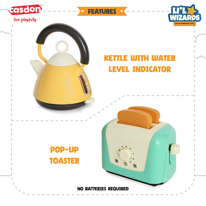 Casdon Toaster & Kettle Set-Pretend Play-Casdon-Toycra
