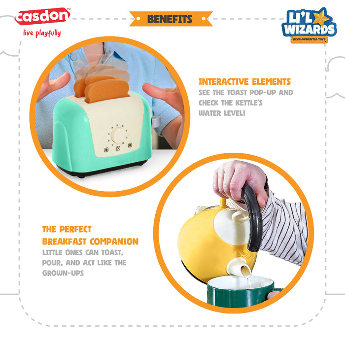 Casdon Toaster & Kettle Set-Pretend Play-Casdon-Toycra