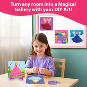 Chalk And Chuckles Lace Art Princess and Unicorns